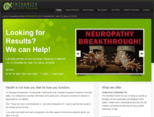 Tablet Screenshot of integritychiropractic.com